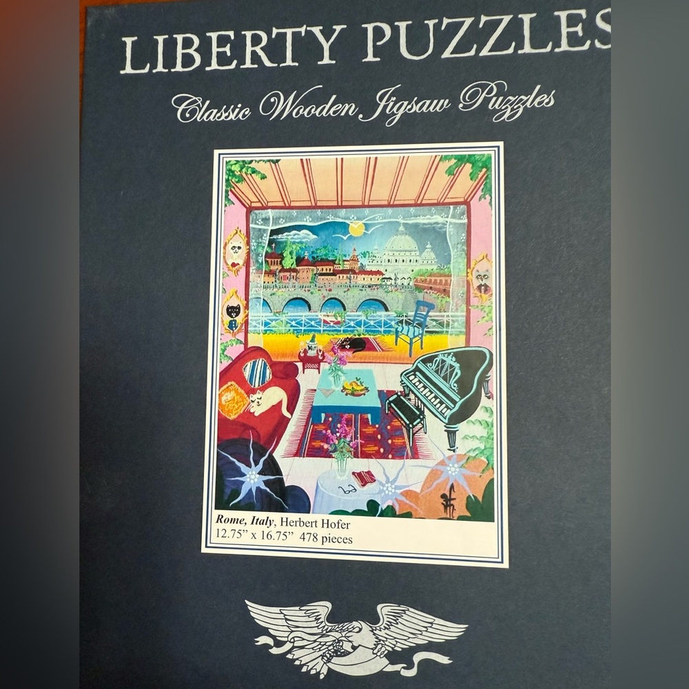 Classic Wooden Jigsaw Puzzle - Rome, Italy